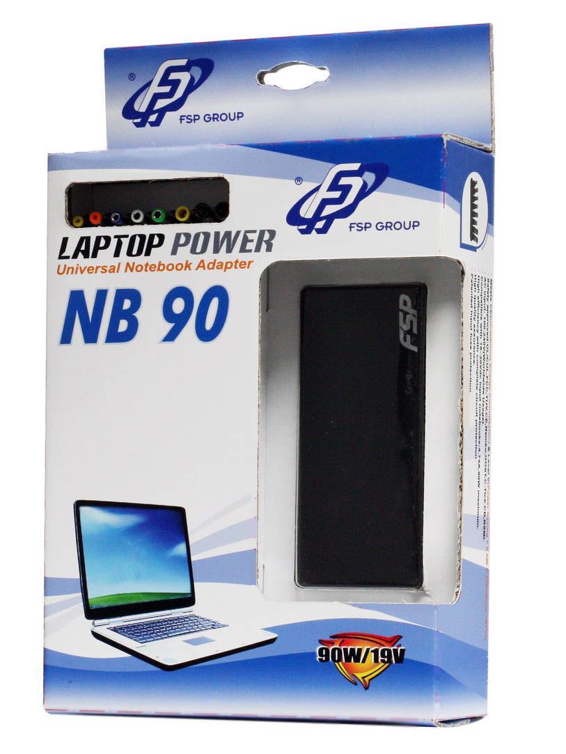 Адаптер для ноутбуков FSP NB 90, 90W, Retail