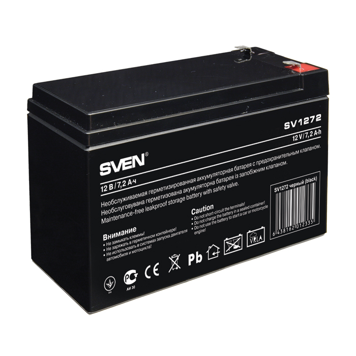 Батарея SVEN SV 1272 (12V 7,2Ah) (SV-012335)