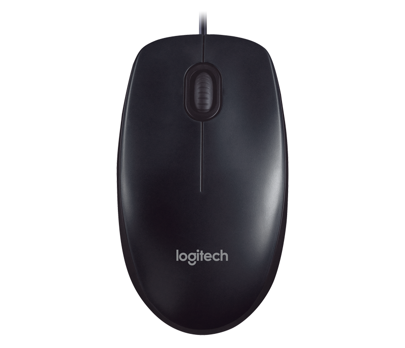 Logitech M90 Optical Mouse, USB, Dark Grey, 1000dpi, Rtl, [910-001794]